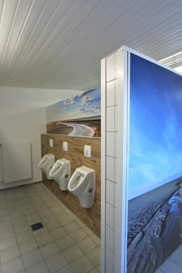Strandgutkoje Auf Dem Campingplatz Strandgut Cuxhaven Ngoại thất bức ảnh